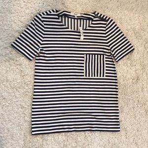 Madewell striped shirt sleeve shirt